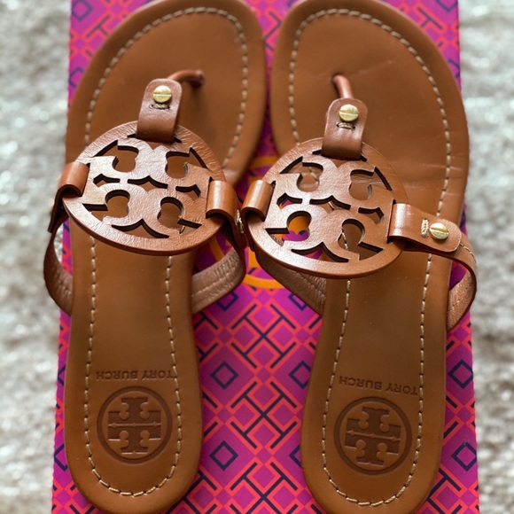 Tory Burch Shoes - Tory Burch Miller Sandals: Brown